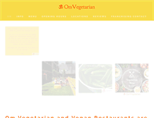 Tablet Screenshot of omvegetarian.com